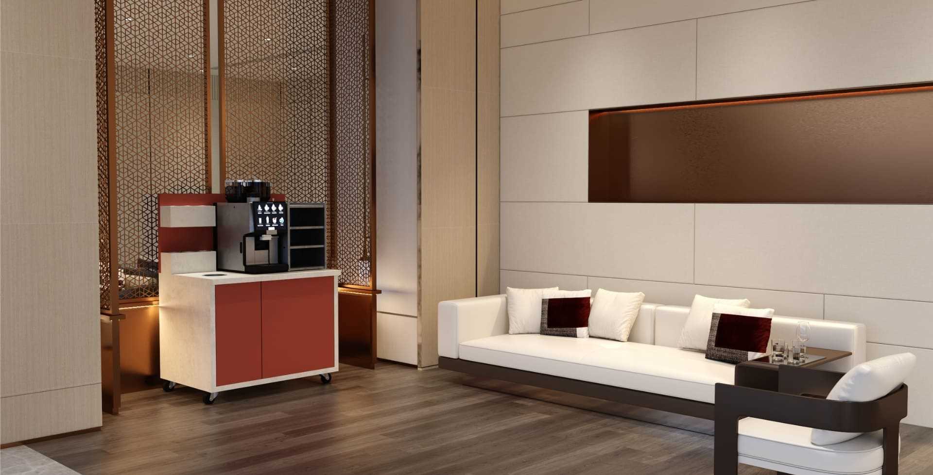 Mobile Kaffeestation für Hotellerie