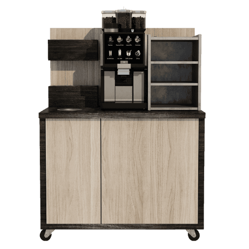 Service Edition mobile Kaffeestation Painted Oak Ulme Sangallo