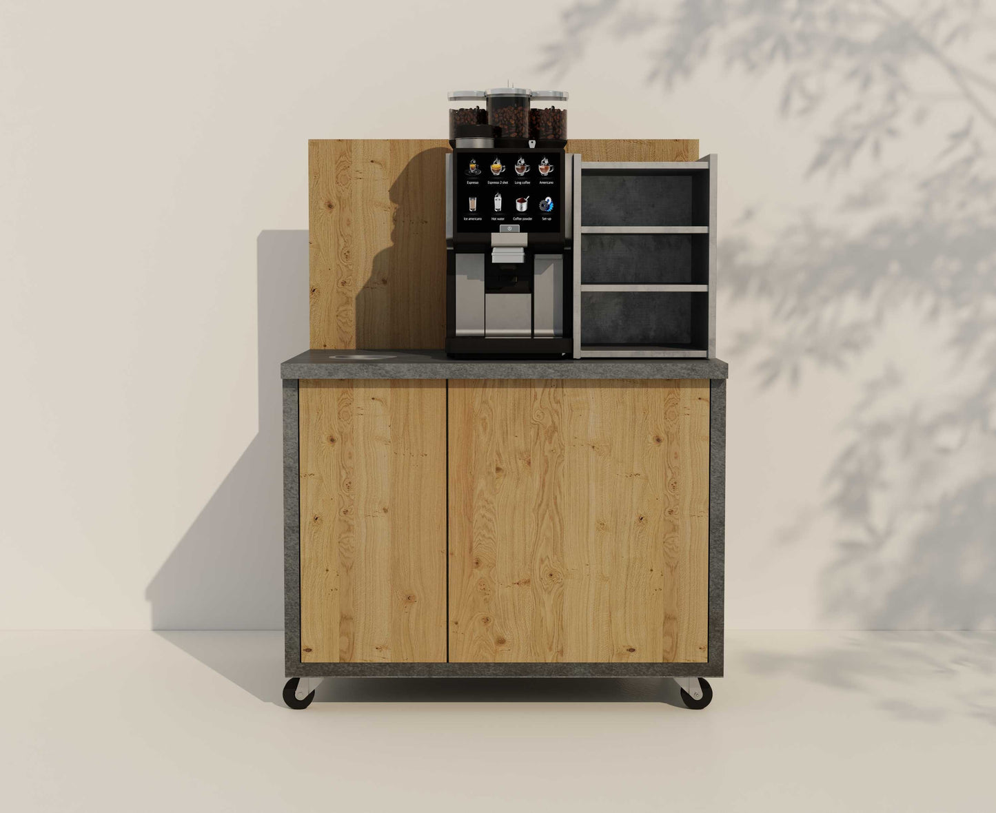 Kaffeestation.de Mobile Kaffeestation Classic - Zeitlose Eleganz für überall Kaffeestation Classic Edition